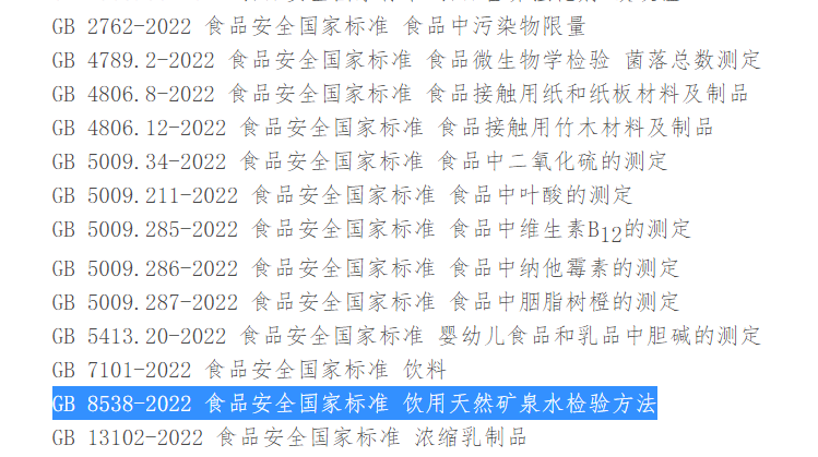 36項新食品安全國家標(biāo)準(zhǔn)和3項修改單